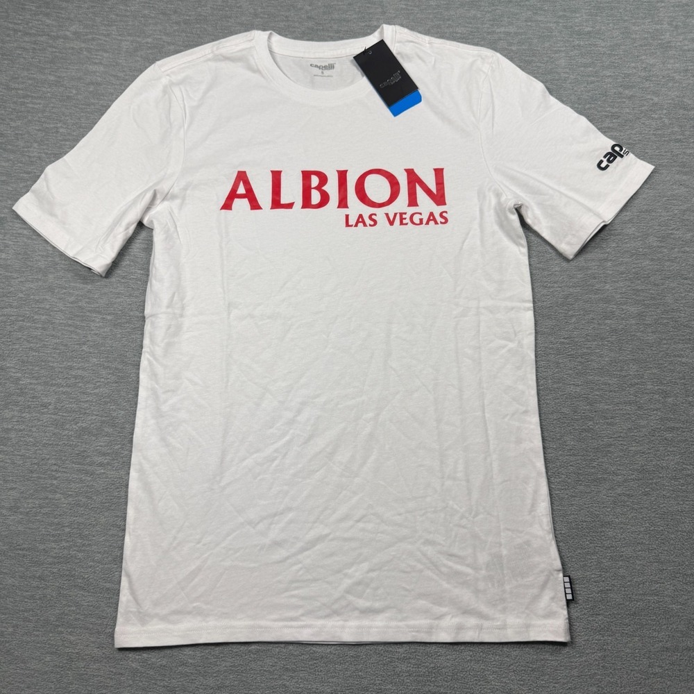 Capelli Albion Basics Tee Men S White Las Vegas Soccer Graphic Short Sleeve Shir